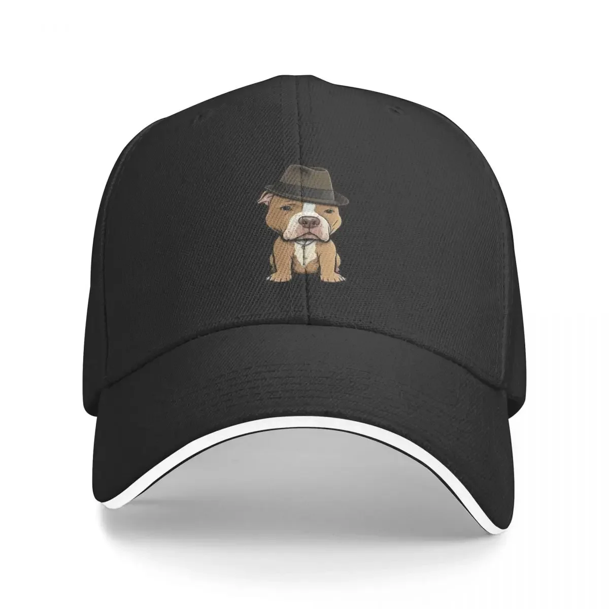

Pitbull in a Fedora Baseball Cap Anime Mountaineering birthday Mens Women's