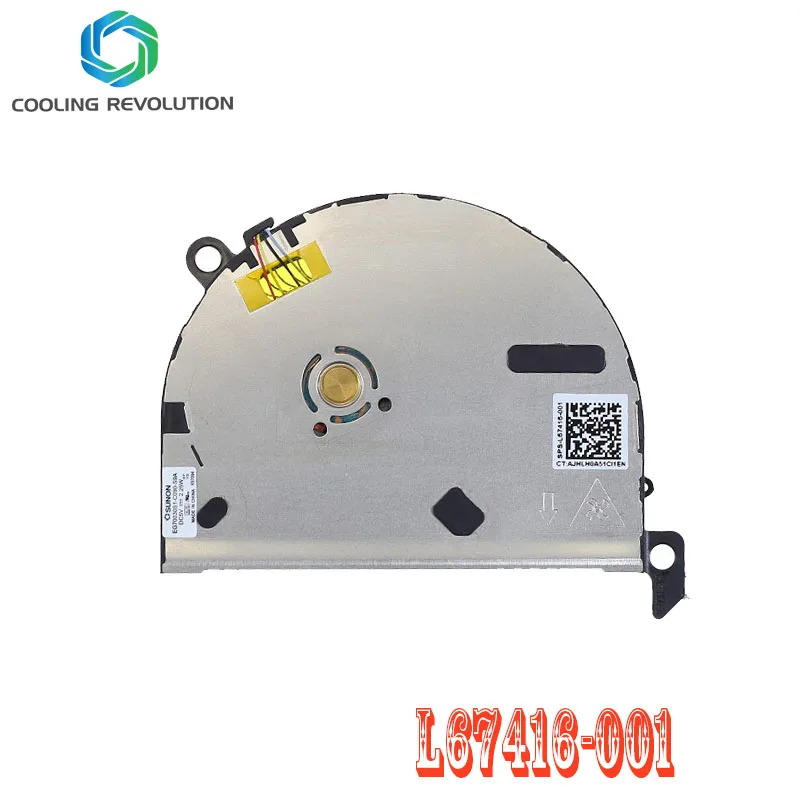 Cpu Del Computer Portatile Ventola Di Raffreddamento Eg70030S1-C090-S9A Dc5V 2.25W 4Pin Per Hp Elite X2 G4 Hns-C04C L67416-001