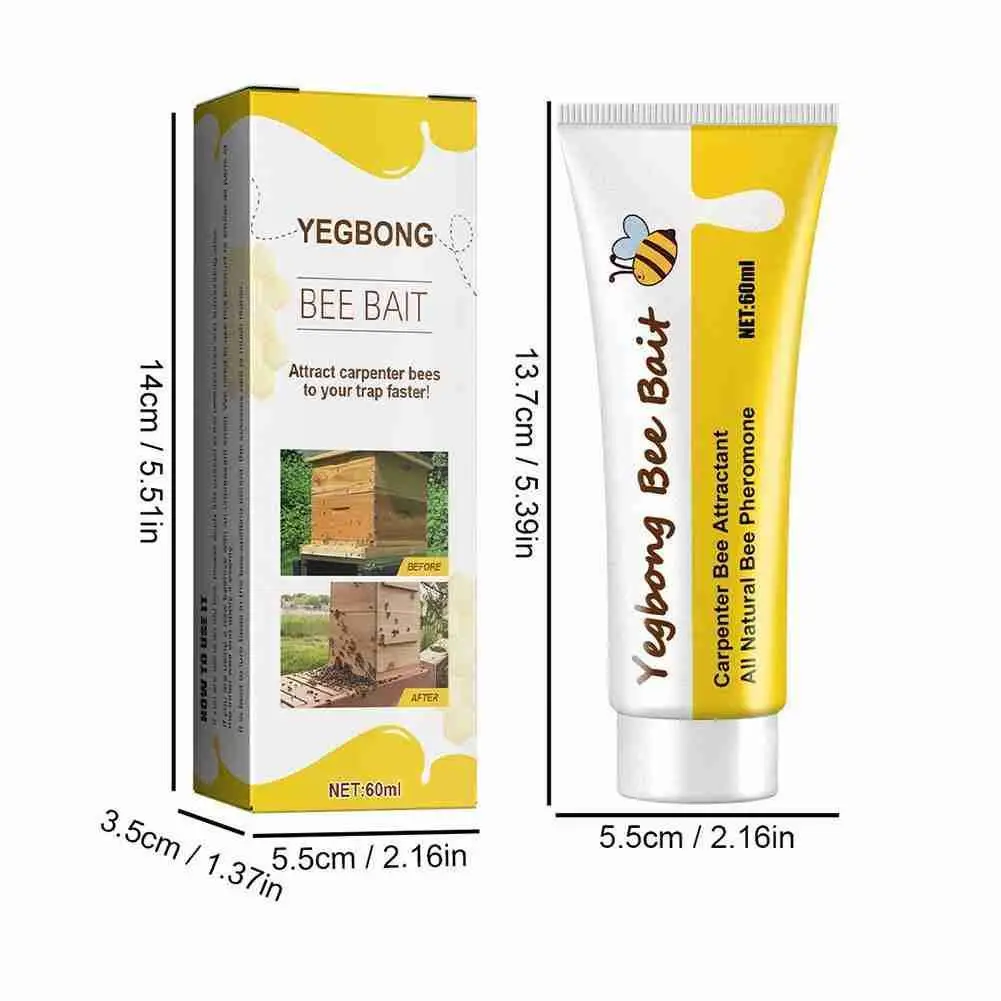 60ml Bee Attractant Beekeeping Tool Outdoor Wild Bees Catcher Catching Bee Hive Swarm Liquid Useful Practical For Beekeeper F3t2 beekeeping tools beekeeping accessories