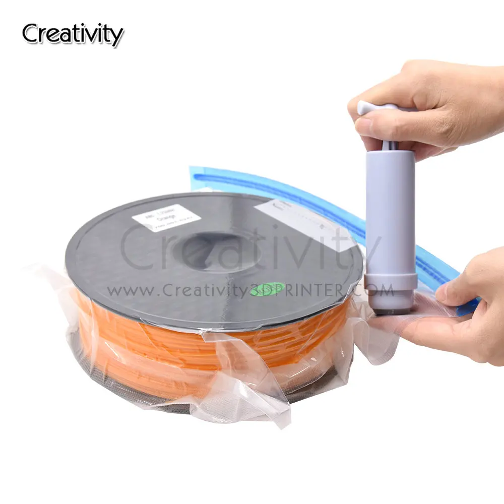 3D Printe Filament Storage Vacuum Bag Kit Cleaning Humidity Resistant Sealed Bags for 3D Printer Filament Dryer ABS PLA 3d printer filament storage bag pla filament vacuum sealed bags dryer safekeep humidity resistant sealing bags keep filament dry