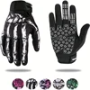Cycling Gloves Full Finger Touch Screen Motorcycle Gloves Ghost Claw Joker Skull Gloves For Mountain Bike and Riding 2