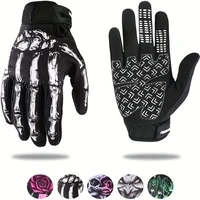 Cycling Gloves Full Finger Touch Screen Motorcycle Gloves Ghost Claw Joker Skull Gloves For Mountain Bike and Riding 2