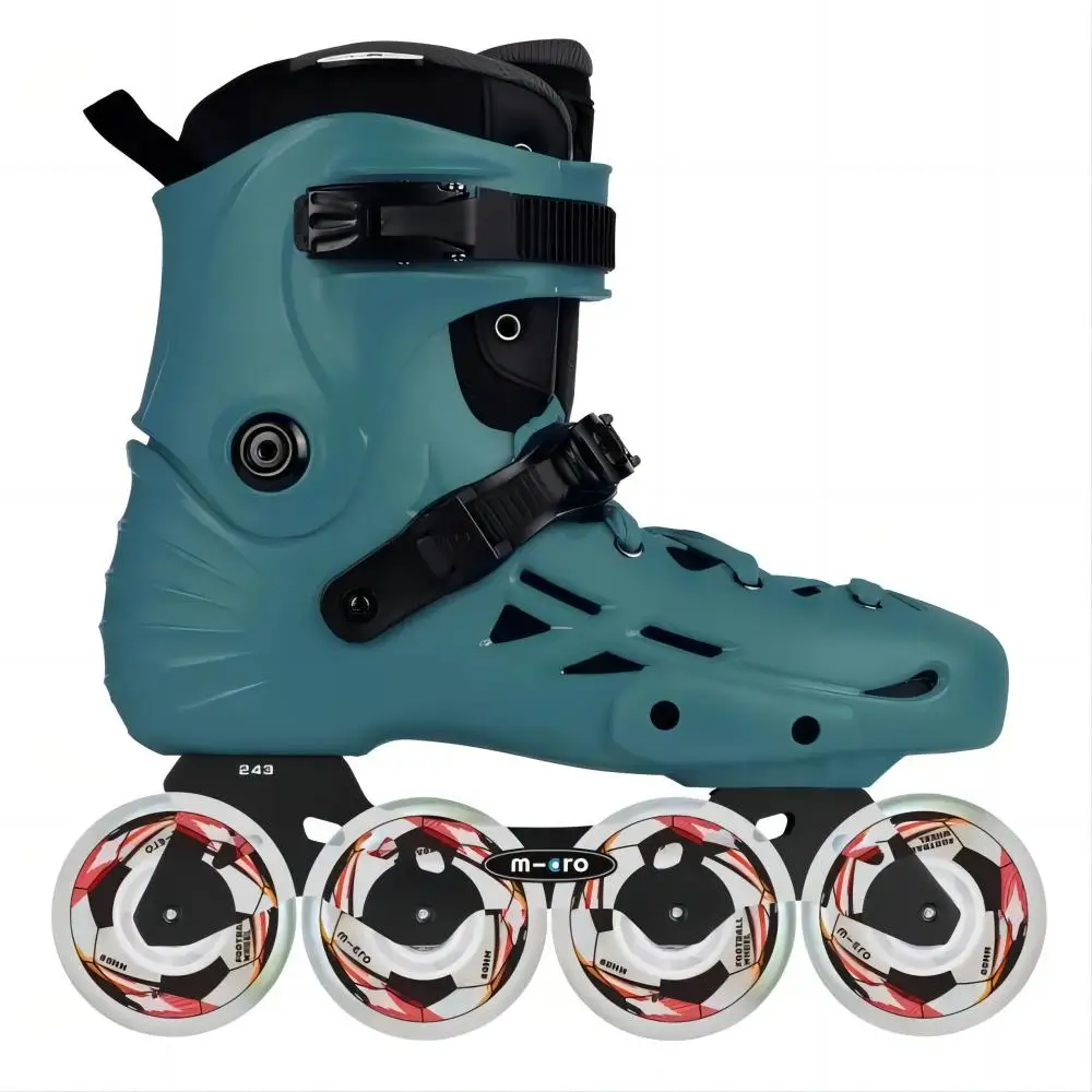 MICRO MT PLUS - Football Version, Adult Hard-Shell Balance Performance Inline Skates,FSK,Urban,Rare Colors, Unique Decal Prints