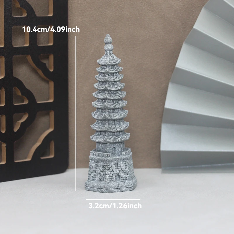 Sandstone Zen Garden Pavilion Ornament