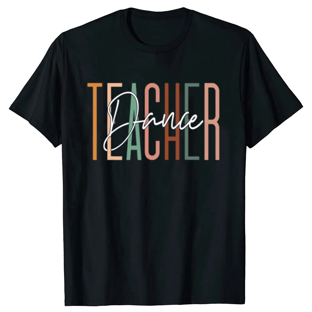 Lustige Vintage Retro Dance Nette Tanz Student Lehrer Grafik T-shirts Männer Casual T-shirt 100% Baumwolle Lose Übergroßen T Shirt