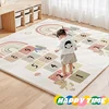 Baby Play Mat, Foldable & Waterproof Play Mat for Floor, Reversible Foam Playmat for Babies and Toddlers Infants, Crawling Mat 3