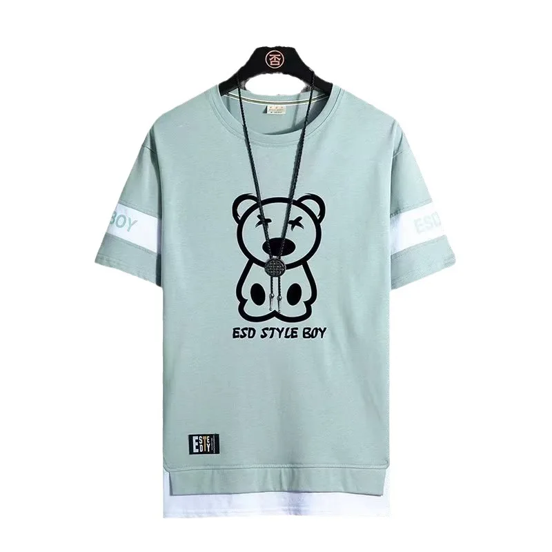 T-shirt for Men Short Sleeves Male T Shirts Korean Style
