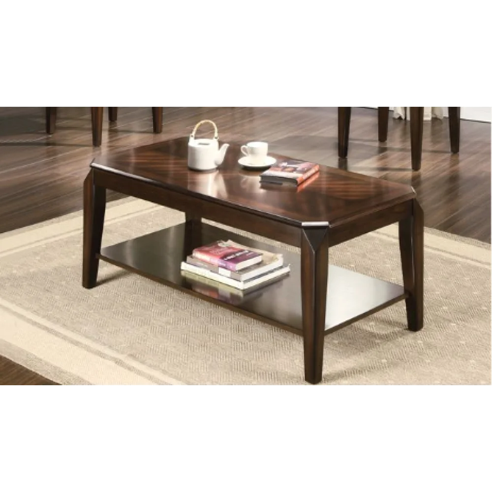 Docila Coffee Table Set - 3 Piece Pack with 1 Coffee Table and 2 End Tables 6