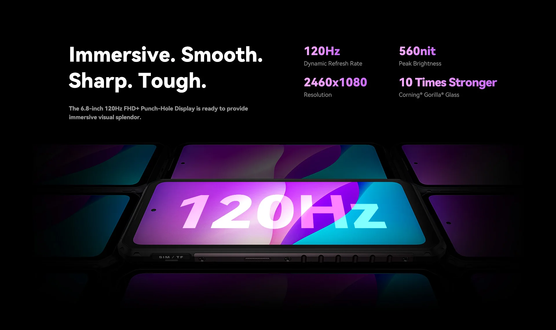 IIIF150 Raptor Rugged Phone Thermal Imaging 120Hz 12GB+256GB