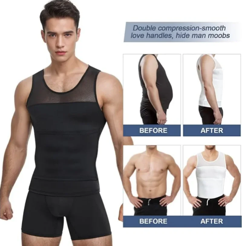 Body Shaper Compression Vest For Men
