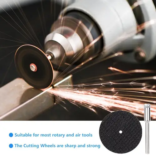 CMCP 32mm Abrasive Cutting Disc With Mandrels Grinding Wheels For Dremel Accesories Metal Cutting Rotary Tool Saw Blade - Image 4