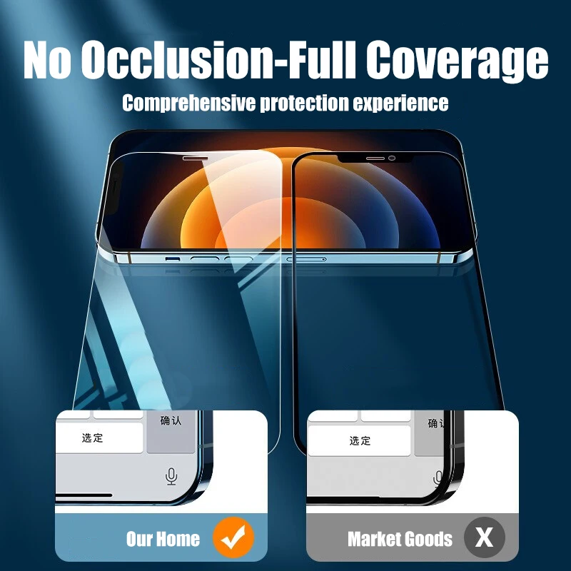 4-Pack Premium Tempered Glass Screen Protectors