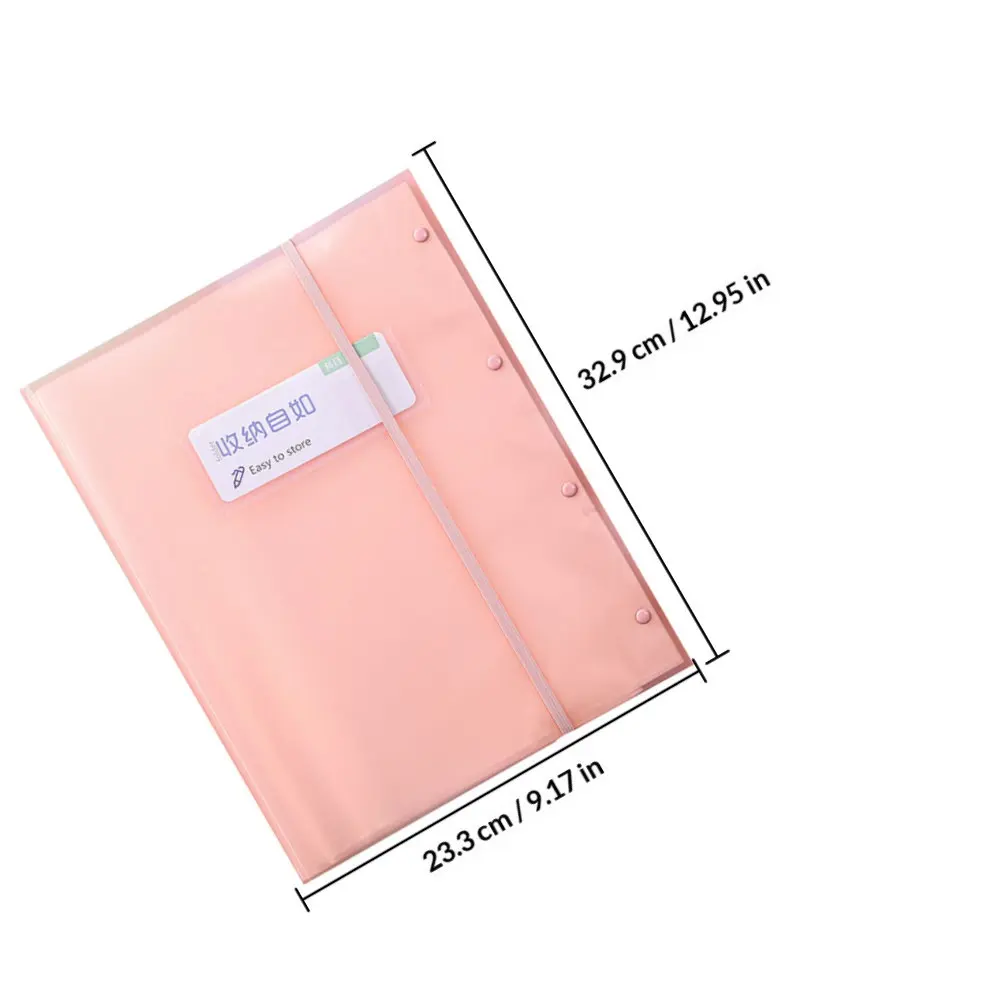 1Pcs 투명 A3 파일 폴더 문서 정리함 세금 계약서 및 청구서용 확장 가능한 다층 휴대용 보관 가방