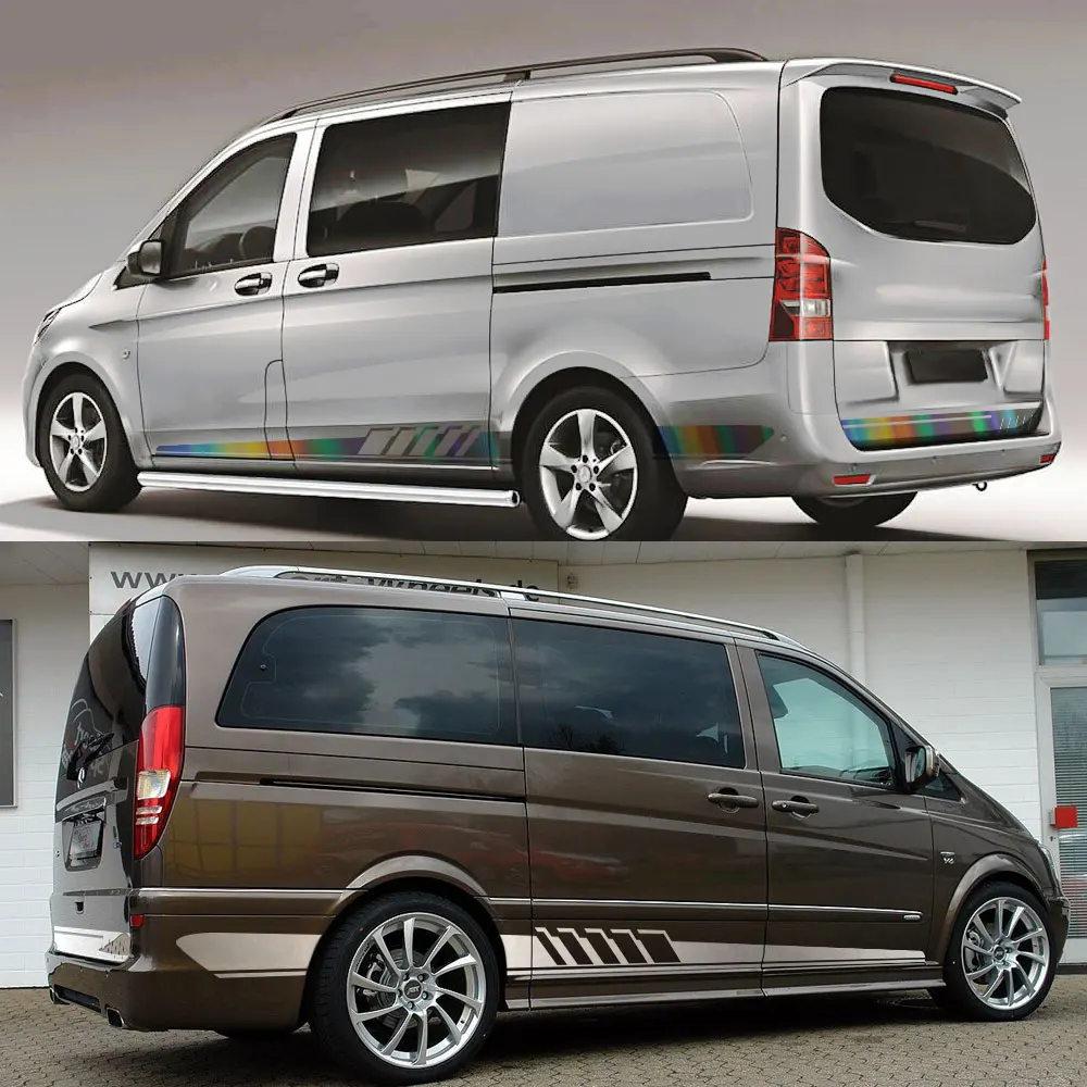 MIVLA Auto-Ganzkörper-Vinyl-Aufkleber, für Mercedes Benz Vito V-Klasse  Viano W638 W639 W447 V260 110 115 116 Marco Polo Zubehör