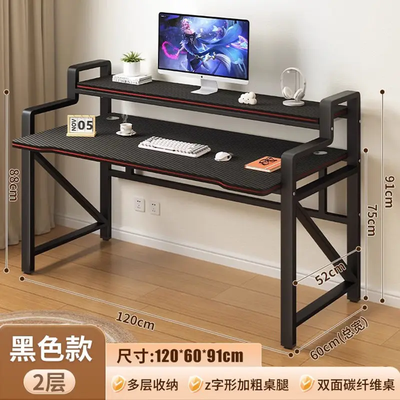 Mesa de computador estilo simples para escritório doméstico, estudo, mesa de jogos para estudantes, móveis modernos por atacado