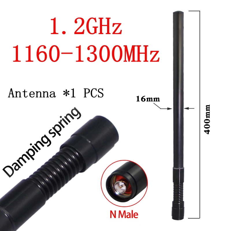 WiFi Antenna Radio Antenna Telescopic Antenna Antenna Signal Booster Shortwave Antenna Lora Antenna 4G Antenna QRP Antenna LTE Antenna Outdoor Antenna Spring damping antenna N head 1.2GHz 1.4GHz 1.5GHz 2.4GHz 5.2GHz 5.8GHz antenna UAV interference module High power