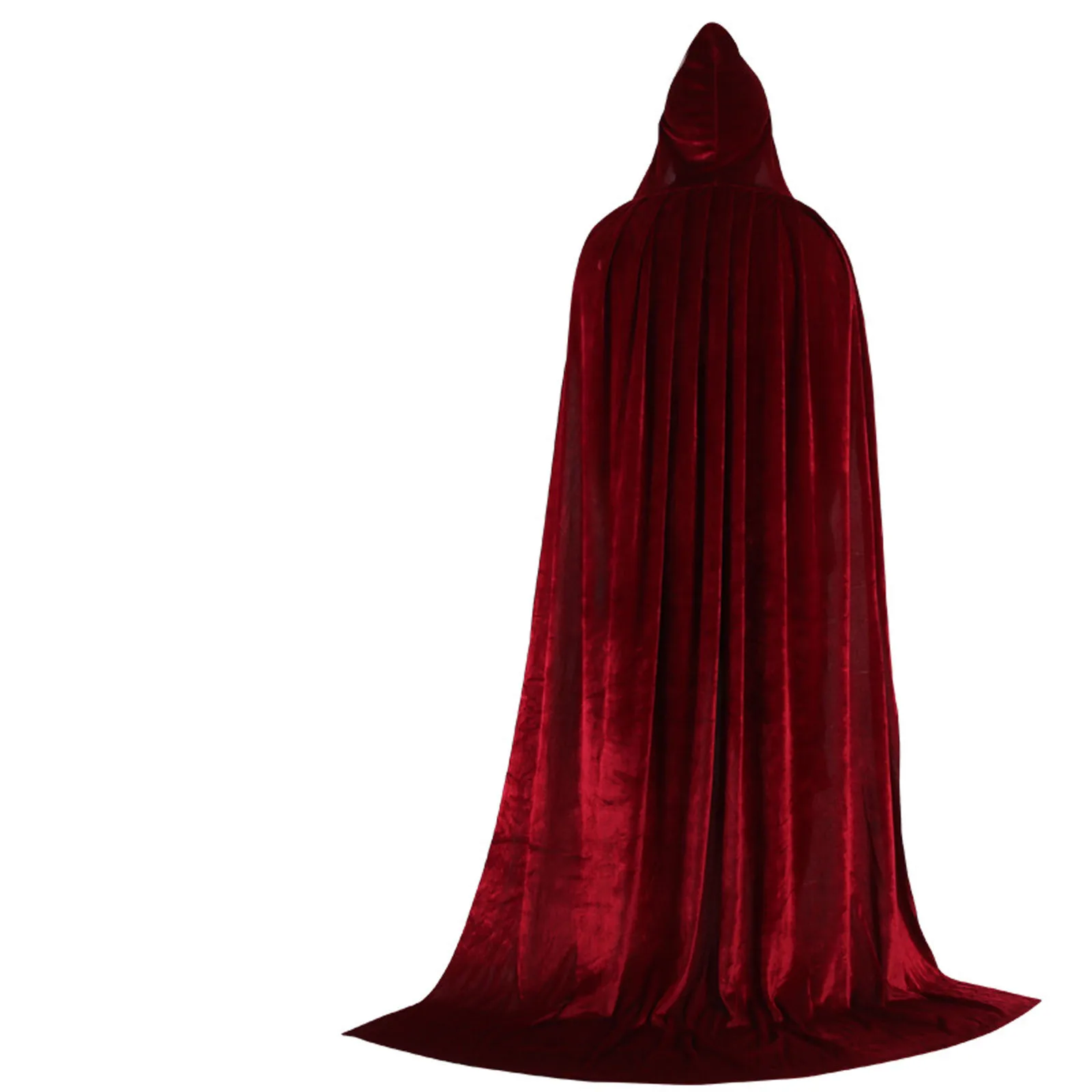 Medieval Hooded Cloak - Long Cape for Cosplay Halloween and Reenactment