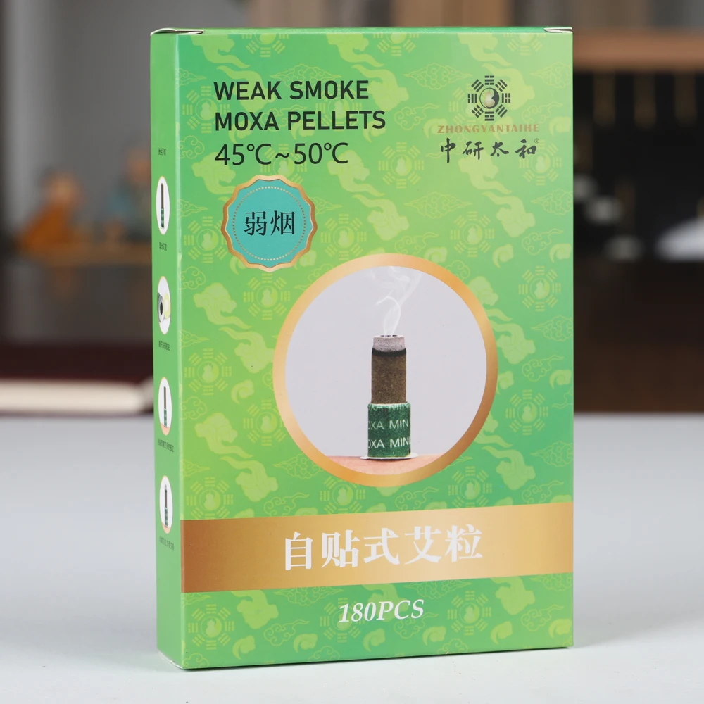 Zhongyan Taihe Self-adhesive Moxibustion 180 Capsules box
