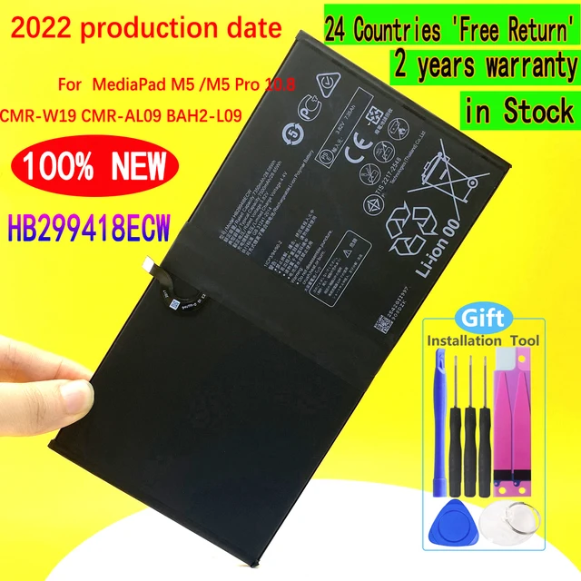 New Battery For Huawei MediaPad M5 Lite 10 BAH2-W19 / M5 Pro