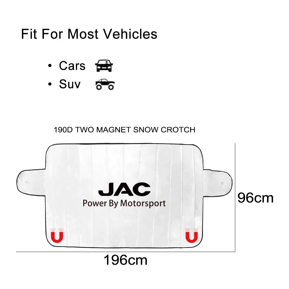 Car Windshield Sun Shade Cover Accessories Anti UV Protector For JAC S2 J3 Board JS2 S3 JS3 J2 S5 T8 Refine J5 J6 J7 J4 Vapour