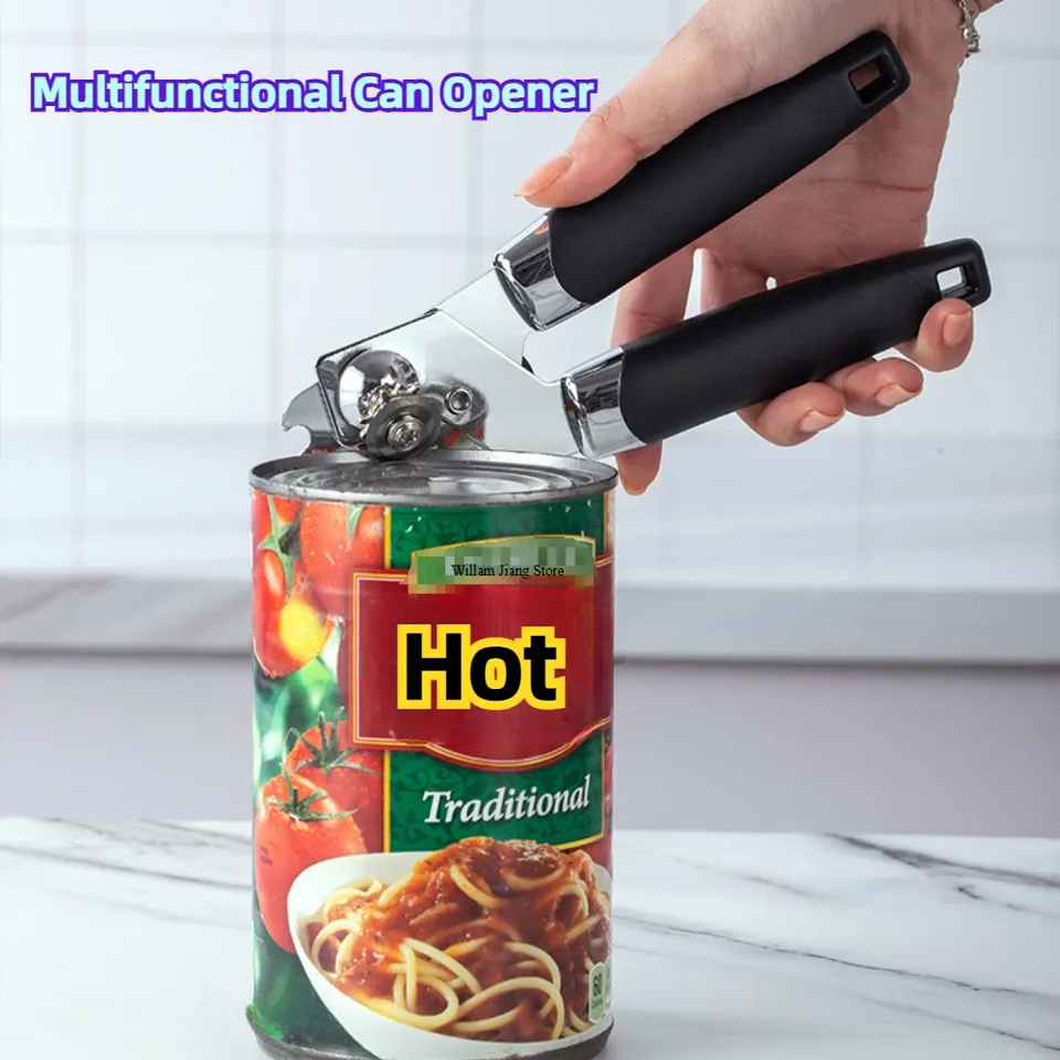 Bottle Opener Kitchen Gadgets Can Opener Multifunctional Stainless Steel Beer Handle Can Opener Gadgets Dining Bar Home 2024 New