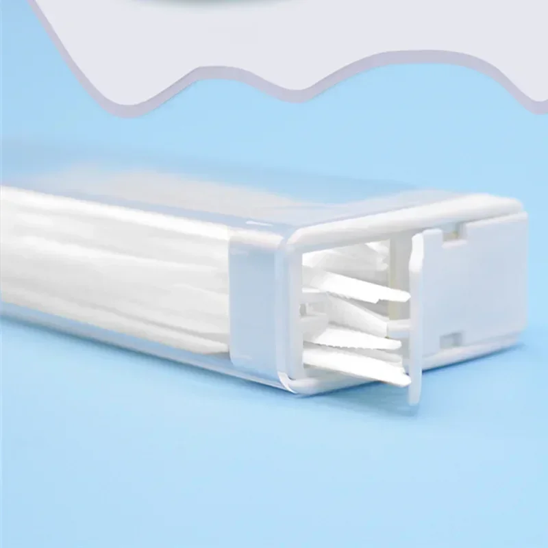 60Pcs/Box Portable Fish Bone Shape Disposable Plastic Toothpicks Teeth Cleaning Interdental Brush Oral Gum Teeth Cleaning Care