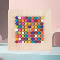 Brain Teaser Toys Educational Learning Collection Wood Educational Board for Gathering Birthday Interaction Preschool Activity 2