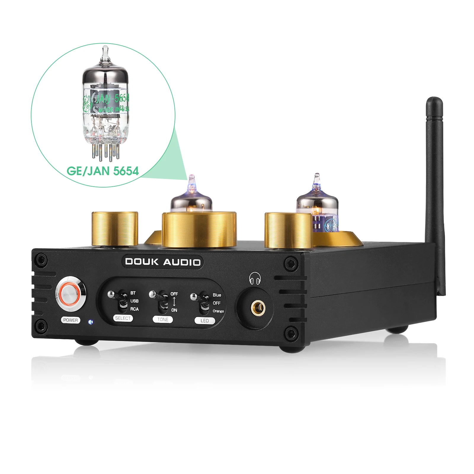 Douk Audio X1 GE5654 Bluetooth 5.0 真空管アン