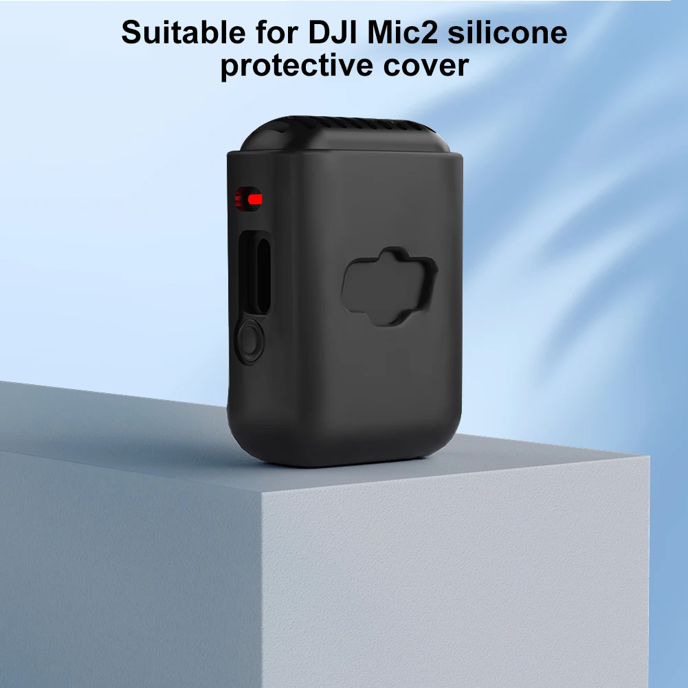 Silicone Protective Case Soft Shell Dust Prevention Cover for DJI Mic 2 Accessories