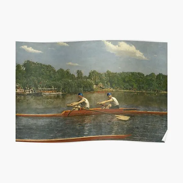 Thomas Eakins The Biglin Brothers Raci Poster Painting Home Decor Murale Print Room Decoration Modern Art Picture No Frame