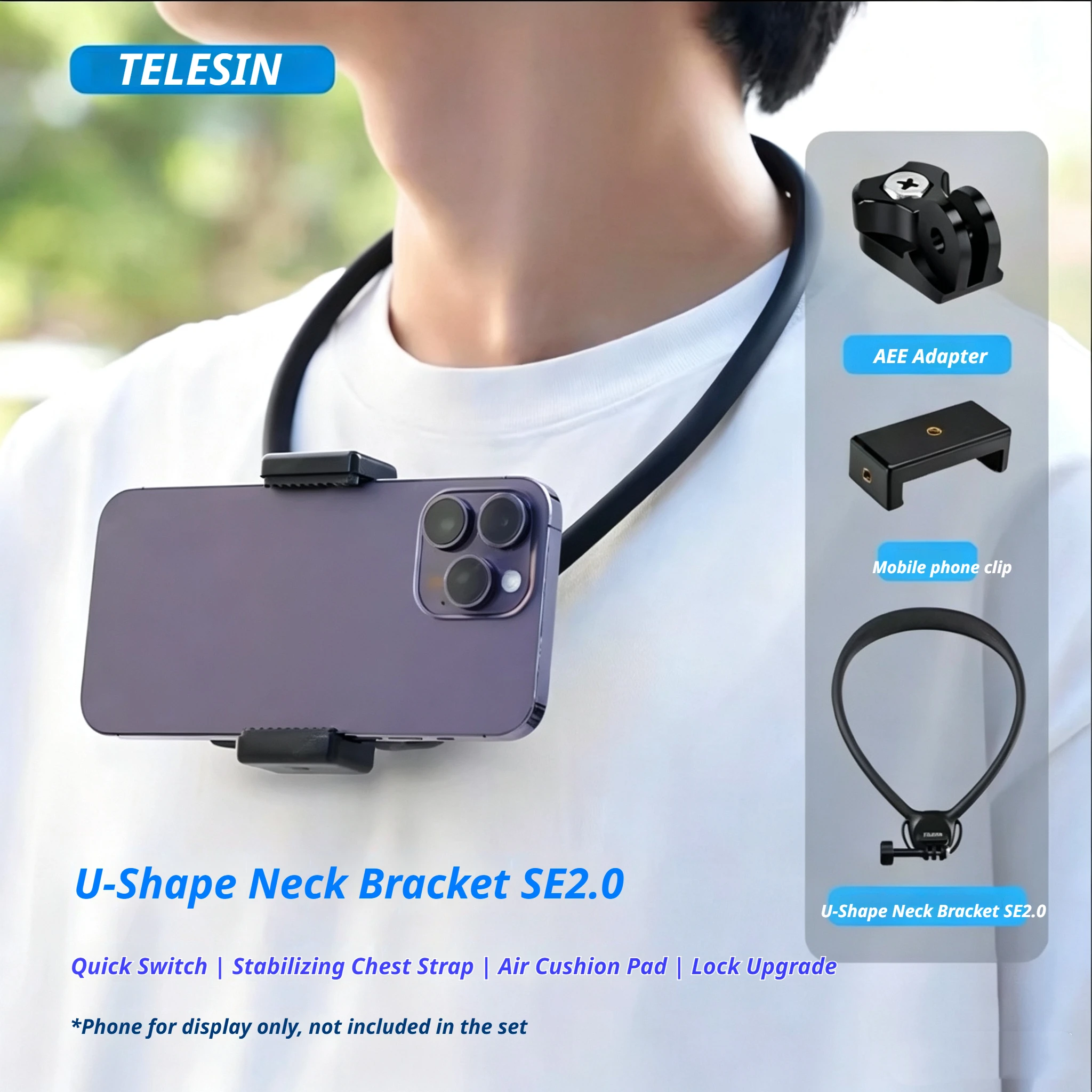 with Phone Clip
