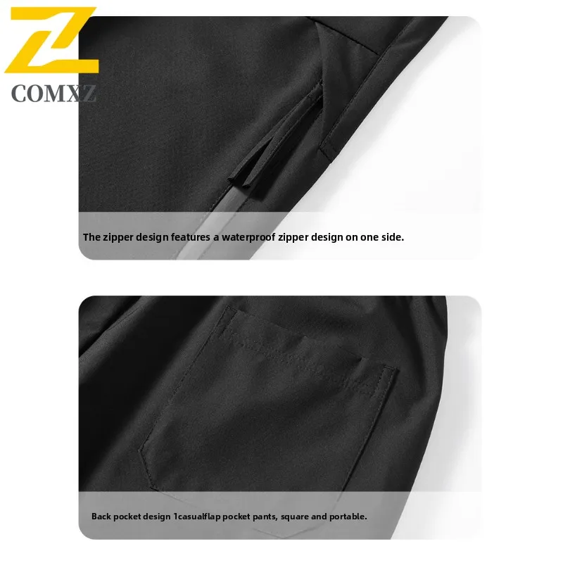 ​Men Softshell Hiking Pants Spring Summer Waterproof American Style Outdoor Camping Trekking Windproof Quick-Dry Casual Trousers