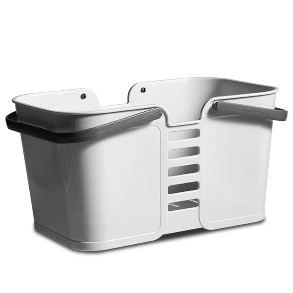 Newest Plastic Portable Basket for Bathing Bath and Shower Cleaning Tote with Handles Basket Storage for Bathroom Space Saving