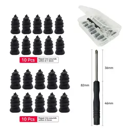 Multipiece Car Tire Repair Rubber Nail Set - Universal Tubeless Repair Kit (21pcs mix box)