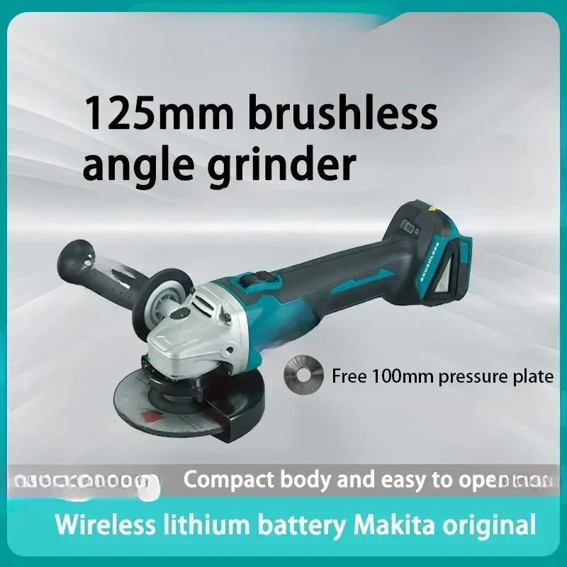 Makita dga504z dga504 125mm angle grinder with brushless motor and improved dust and moisture protection-no-original packag 2