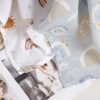 Kangobaby #My Soft Life# 4pcs Set Bamboo Cotton Baby Muslin Bib Newborn Burp Cloth Fashion Scarf Size 60x60cm 2