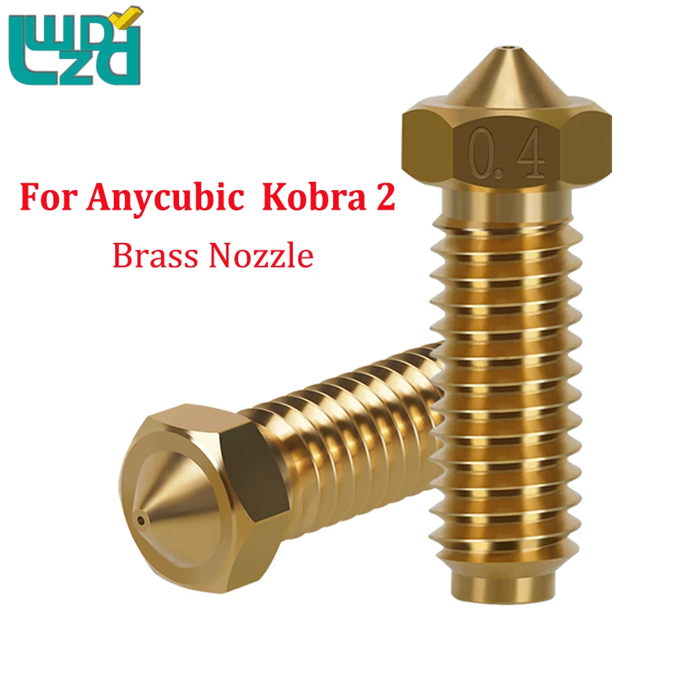 

3pcs For Anycubic Kobra 2 Volcano Nozzle 0.4mm Brass Nozzles High Flow High Precision 1.75mm Filament 3D Printer Accessories E3D