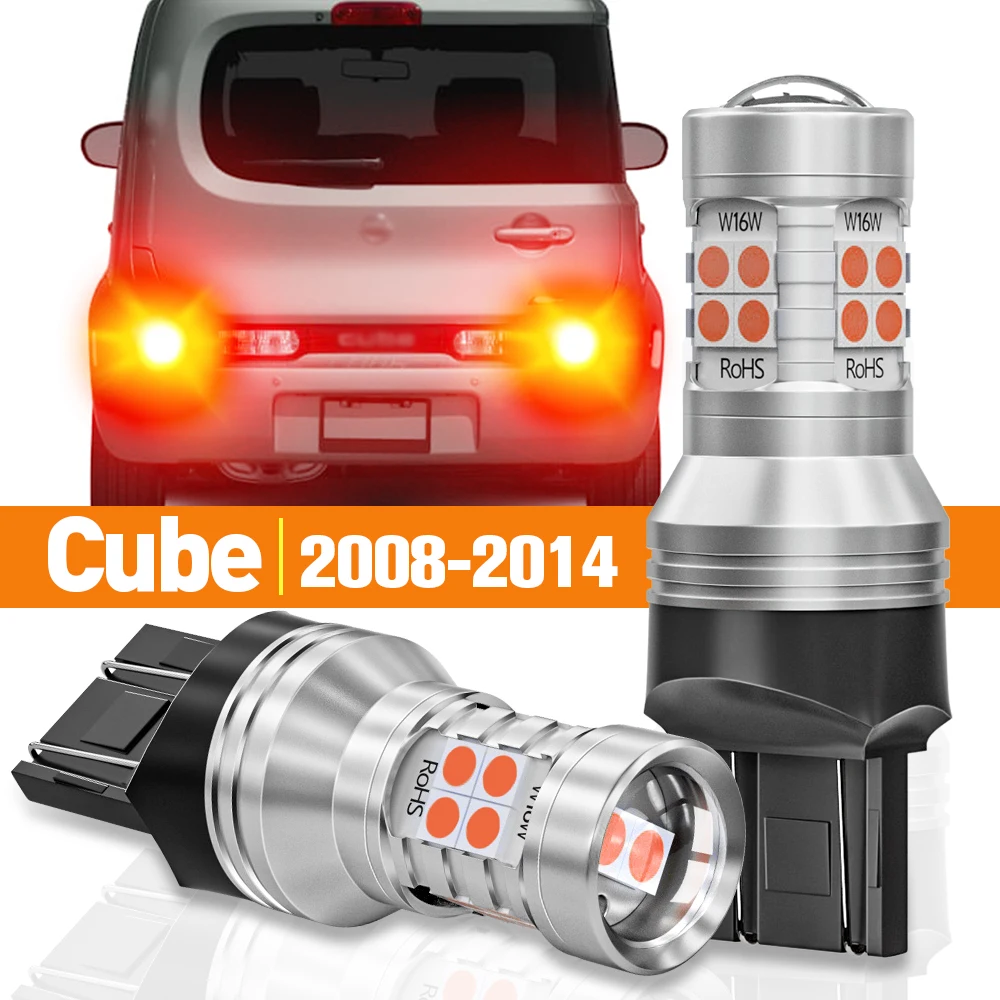 

2pcs LED Brake Light For Nissan Cube Z12 2008-2014 2009 2010 2011 2012 2013 Accessories Canbus Lamp