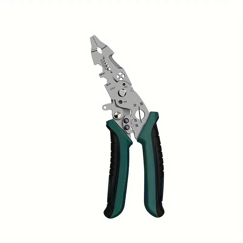 Hardware Tools Wire Stripping Cutters Copper Wire Crimping Clamping Stripping Wire Breaking Peeling Pipe Electrician Pliers