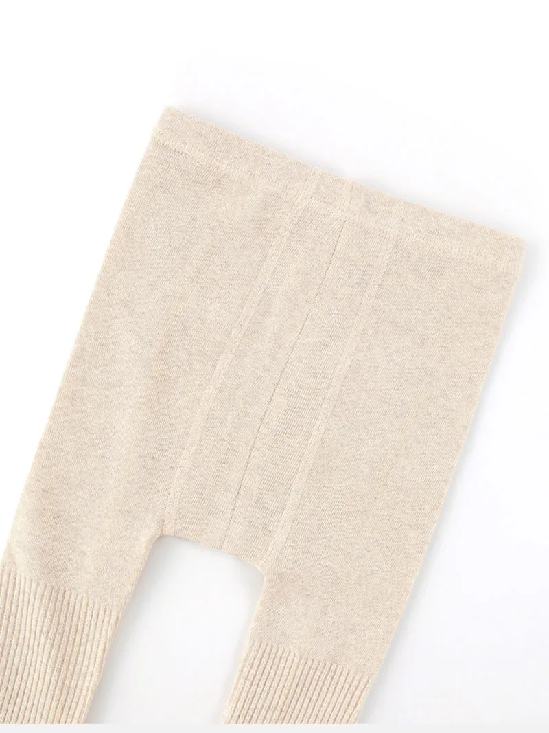 Autumn Kids Pantyhose Cute Solid Color Tights Girls High Waisted Pants