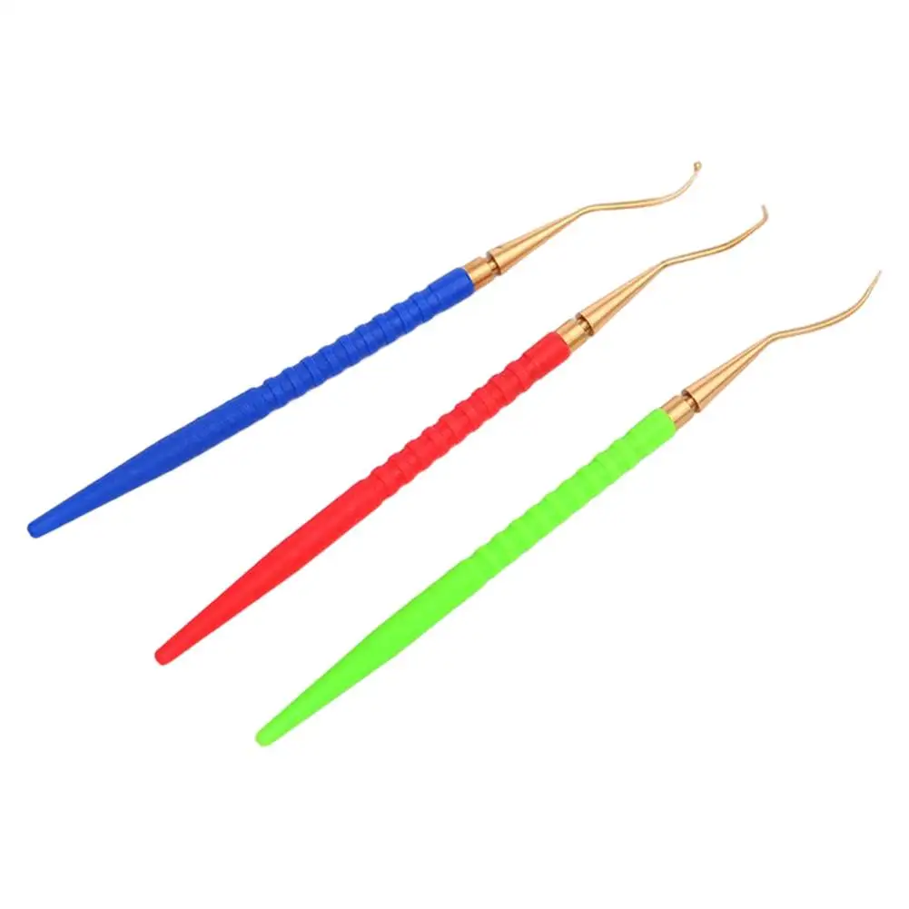Regulator Scuba Diving Repair Tool O-Ring Remover Handle Brass Pick Hooks 3Pcs 14.5cm/5.7inch Scuba Diving Snorkeling Accessorie