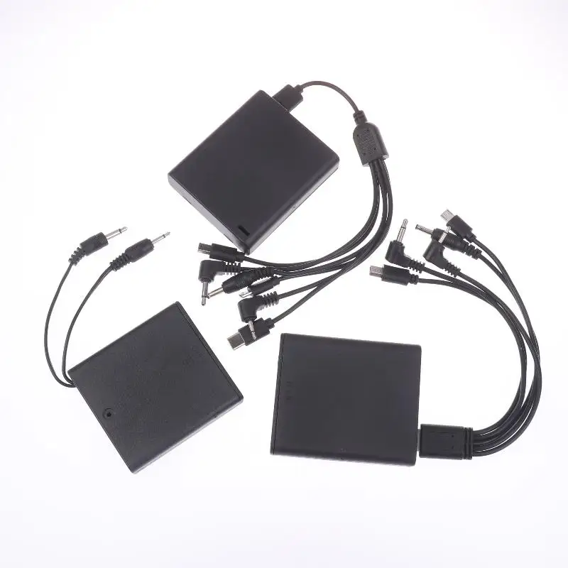 1Pcs 범용 2.5mm 플러그 전자 잠금 장치 용 비상 예비 배터리 상자 6V 외부 전원 액세서리 안전 번호 잠금 장치