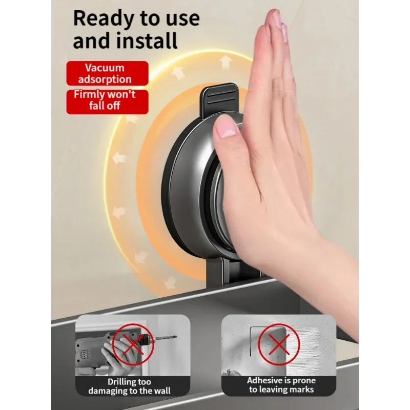 Aluminum Storage Organizer Wall Mounted for Bathrooms