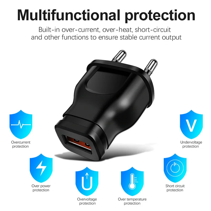 USB Charger 5V 1A Universal Portable Travel Wall Adapter for IPhone 11 12 13 14 X/8/7  Plus /6s Plus IPad Pro/Air Samsung Galaxy