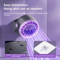 Ventilateur de bureau portable mini à écran tactile avec 100 vitesses réglables, refroidissement silencieux, vent puissant et affichage numérique pour la circulation de l'air 2