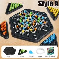 New Children's Desktop Puzzle Educational Interactive Game Rubber Band Multiplayer Battle Triangle Game Toys Christmas Gift 2
