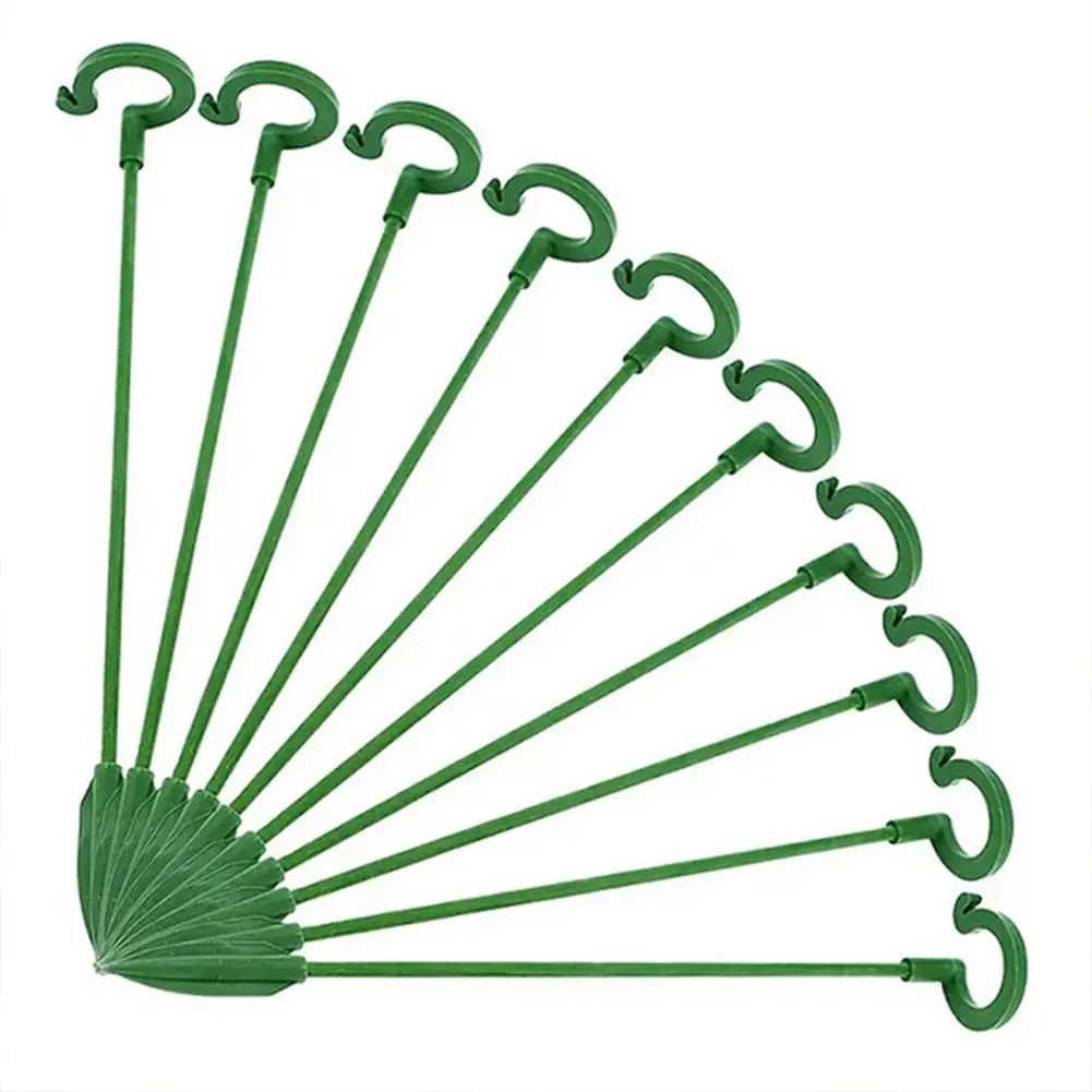 10/30 Pack 17/27/37/48cm Plant Support Stakes Reusable Plant Stakes Flower Stakes for Indoor and Outdoor Plants Flowers Tomatoes