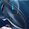 Remote Control Water Spraying Electric Shark Biomimetic Whale Swimming Toy Rc Simulation Whale Model Rechargeable Children's Toy 2