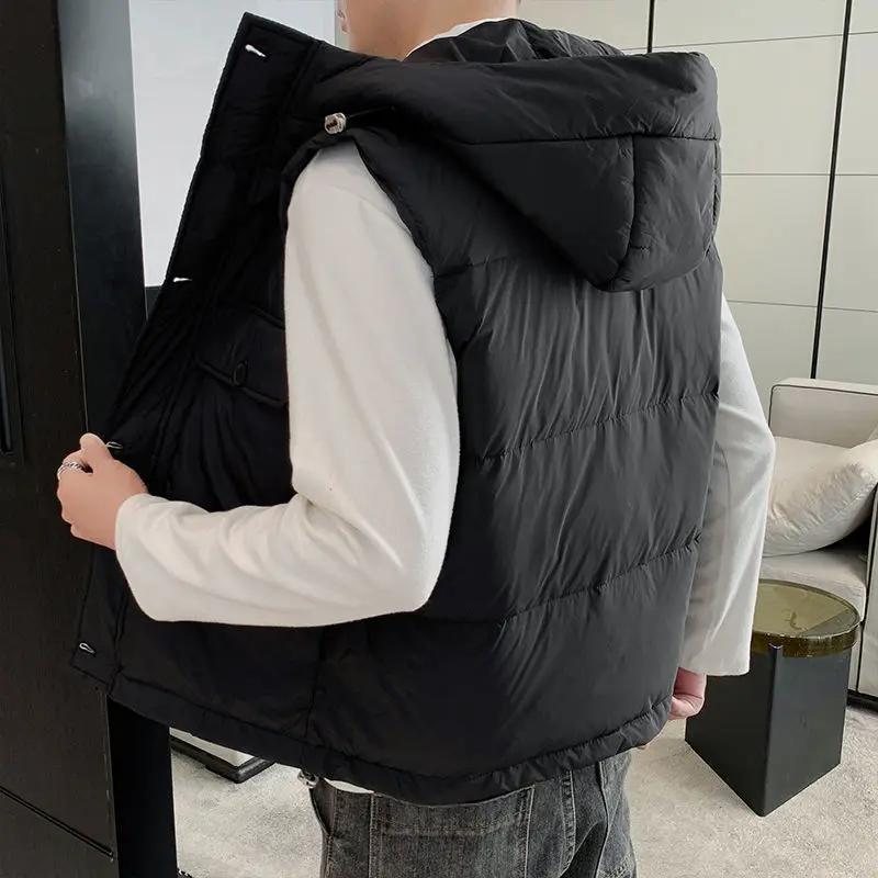 

Autumn Winter Men Duck Down Vest Coat Ultralight Sleeveless Jacket Ultra Warm Lightweight Down Jacket Waistcoat Vest Outwear X11