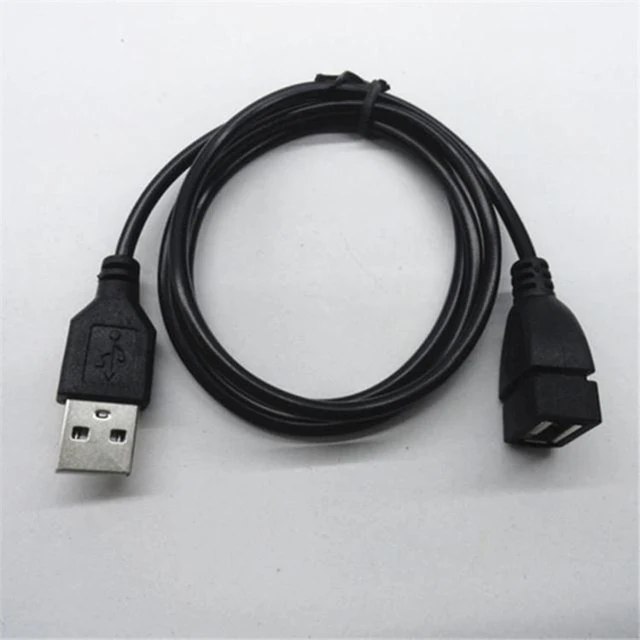 1m USB-forlengelseskabel Super Speed ​​USB 2.0-kabel hann-til-hunn datasynkronisering USB 2.0-forlengelseskabel-forlengelseskabel 5